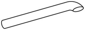 DINEX 80792 Exhaust Pipe